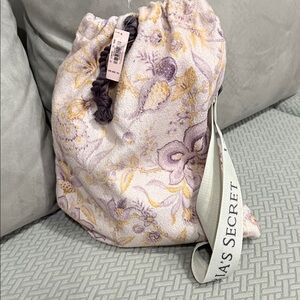 Victoria's Secret Packable Floral Stripe Beach Towel 2 in 1 Convertible Backpack